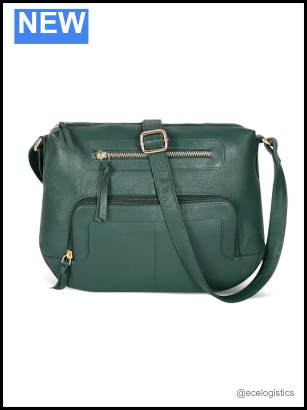 Genuine Leather Crossbody Sling Bag Women Adjustable Strap Purse Handbag